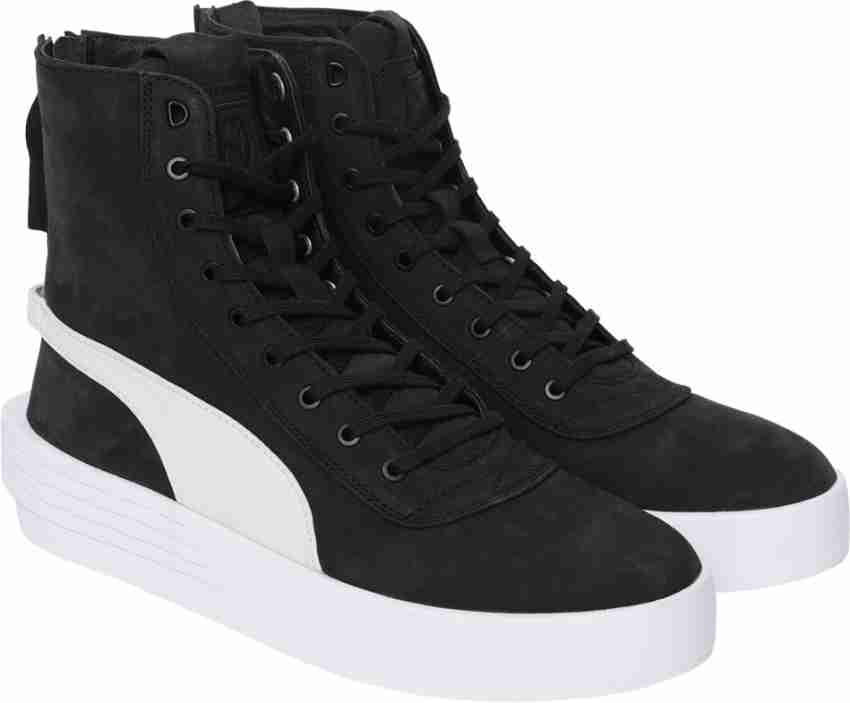 Puma high tops black and outlet red