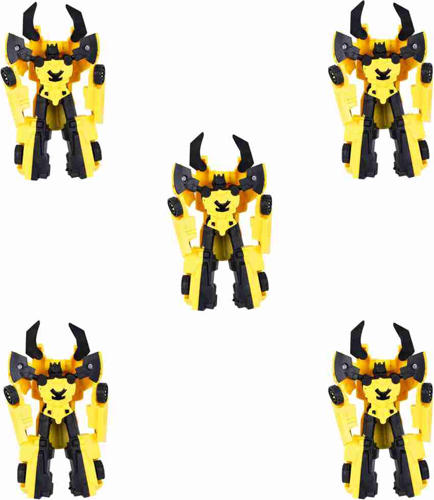 AutoVHPR Set of 5 Small Pocket Size Transformer Toy Car from One