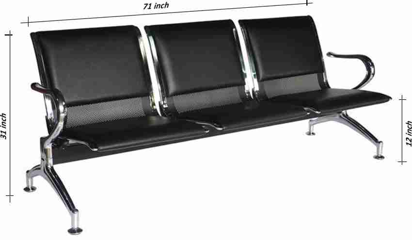 3 seater best sale visitor bench