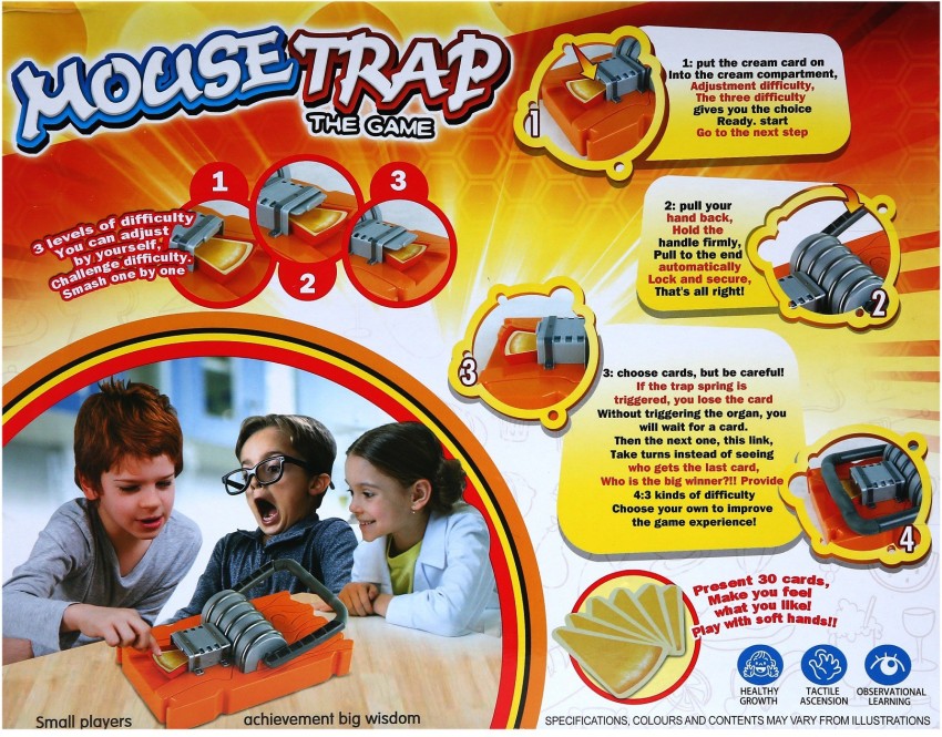 Mouse Trap Kids Board Game, Kids Game for 2-4 Players 