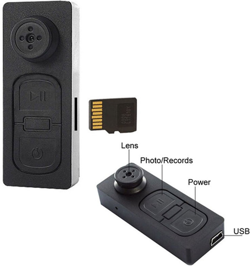 Cam 360 hd mini dvr button sale pinhole spy hidden video recorder camera