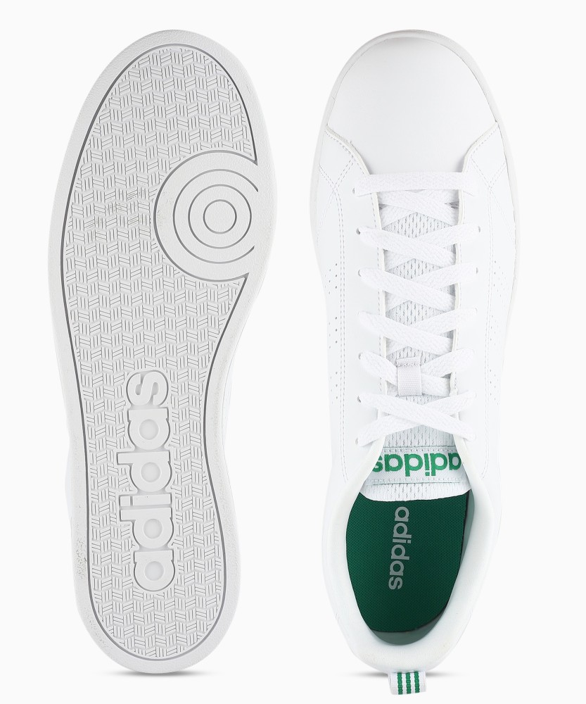 Adidas neo advantage cheap clean white list green