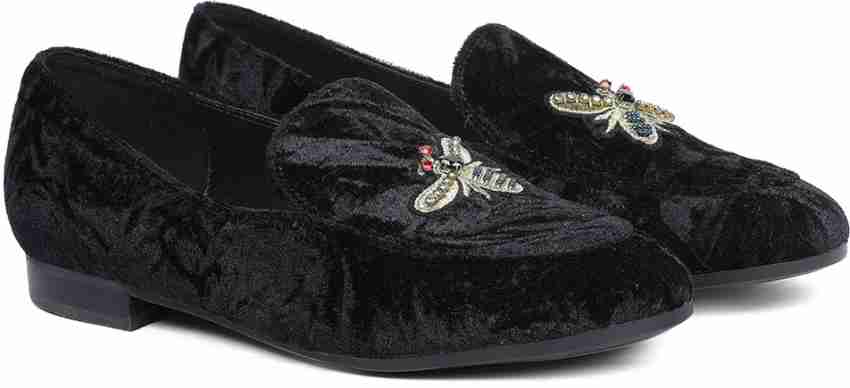 Aldo black velvet on sale shoes