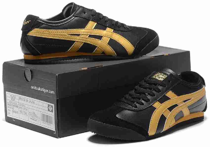 Black and gold store onitsuka tigers