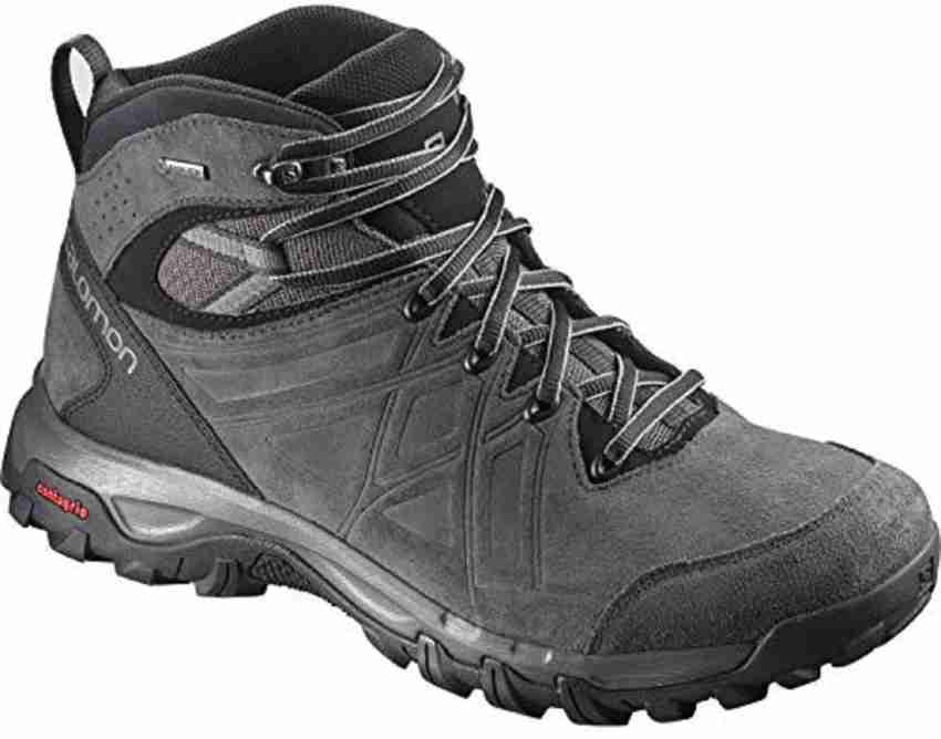 SALOMON Evasion 2 Mid Leather Hiking Trekking Shoes For Men