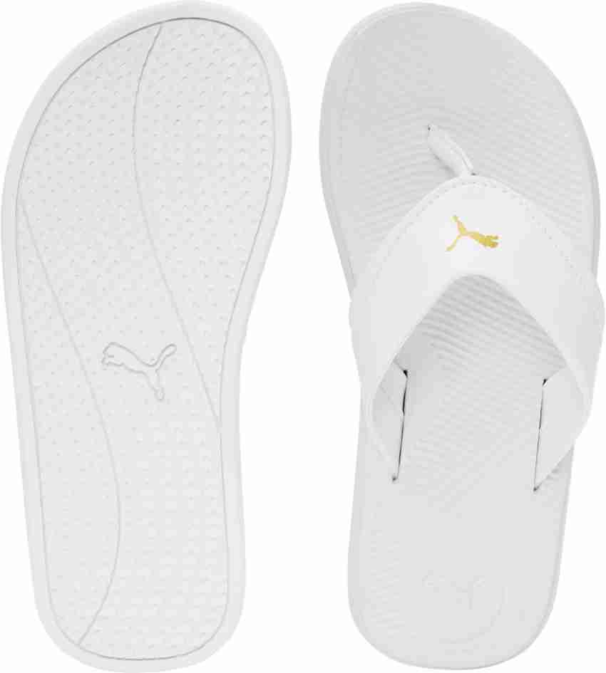 Puma one8 white discount slippers