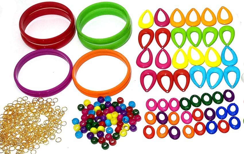 China Factory DIY Bling Earring Bracelet Making Kit, Including Rondelle Glass  Beads, Elastic Thread, Brass Earring Hooks 860~890Pcs/set in bulk online 