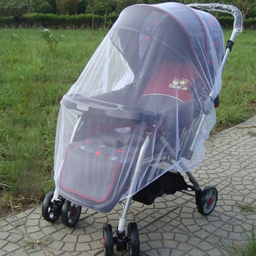 Kiddale Polyester Kids Washable Baby Stroller Mosquito and Bug net for Strollers and Car Seats Large Size Elastic Band for Easy Installation Perfect for Camping and Outdoors Full Protection Against Mo...
