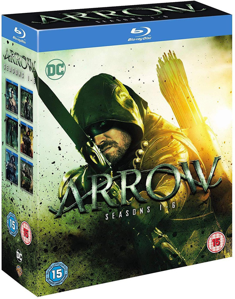 Arrow The Complete Seasons 1 to 6 24 Disc Box Set Region Free