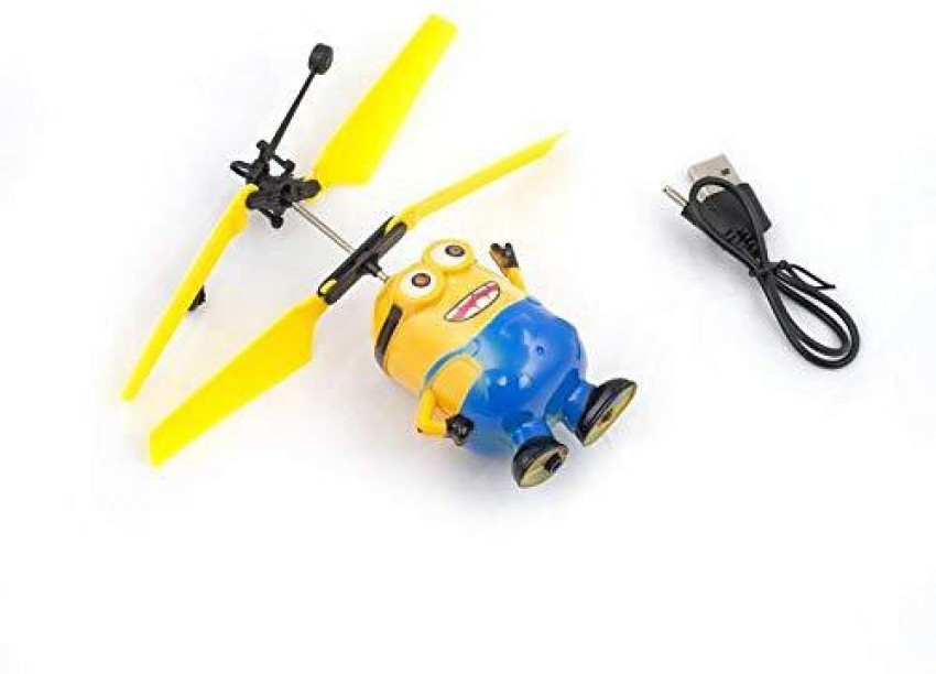 Flying minion helicopter with hand sales sensor