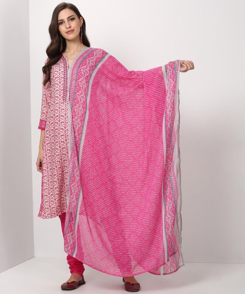 BIBA Printed Kurta Churidar Dupatta Set Buy PINK BIBA Printed Kurta Churidar Dupatta Set Online at Best Prices in India Flipkart