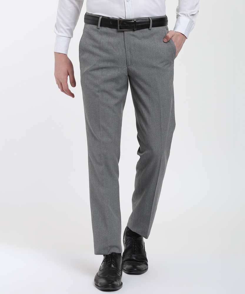 Buy Van Heusen Grey Trousers Online  737813  Van Heusen