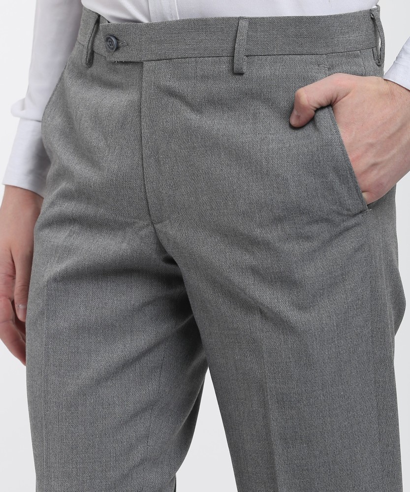 Buy John Miller Hangout Men Navy Slim Fit Solid Trousers on Myntra   PaisaWapascom