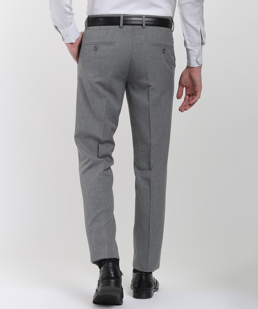 John Miller Mens Slim Fit Poly Viscose Formal Trousers 1OT28941Black37W  x 36L  Amazonin Fashion