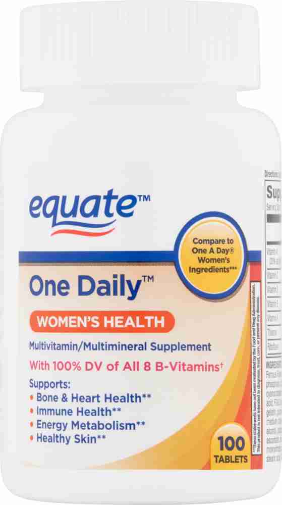 Equate - Women's One Daily Multivitamin, 100 Tablets Price in India