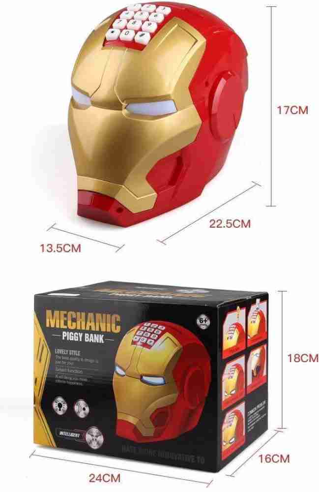 Darling Toys Iron Man Automatic Open Door Motor Head ATM Piggy