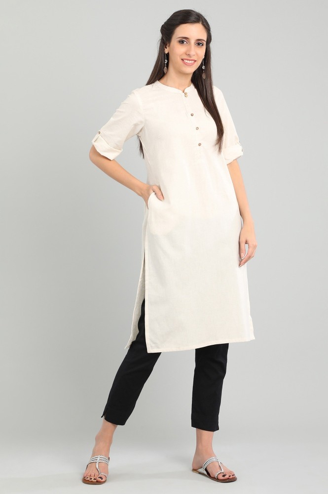 Aurelia women's 2024 cotton straight kurta