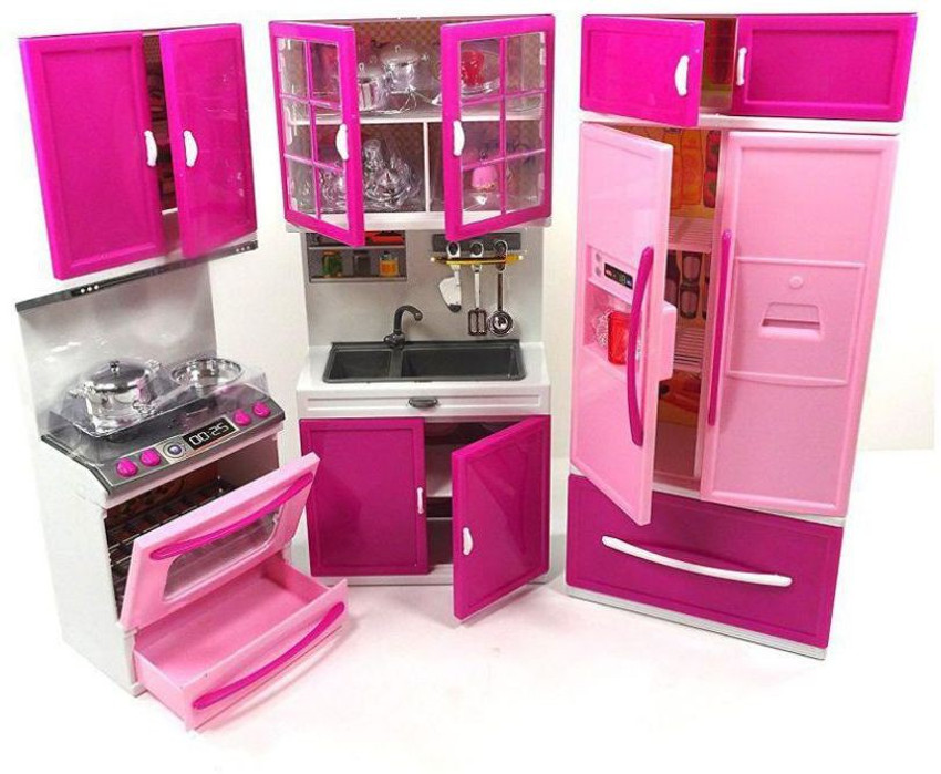 Barbie modular top kitchen set