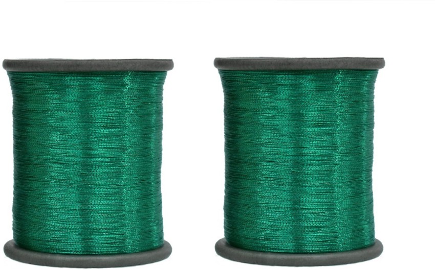 Embroiderymaterial Dark Green Thread Price in India - Buy