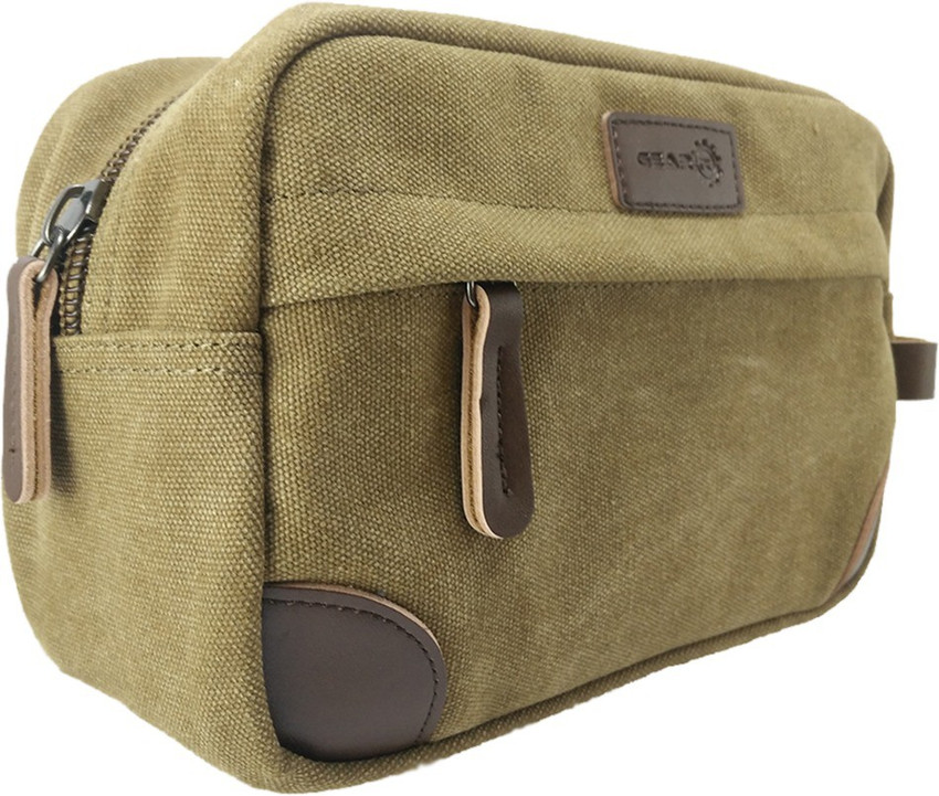 Mens canvas toiletry bag new arrivals