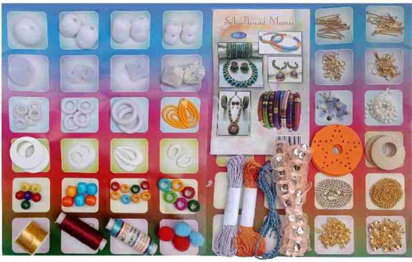 Silk thread jewellery clearance making kit flipkart