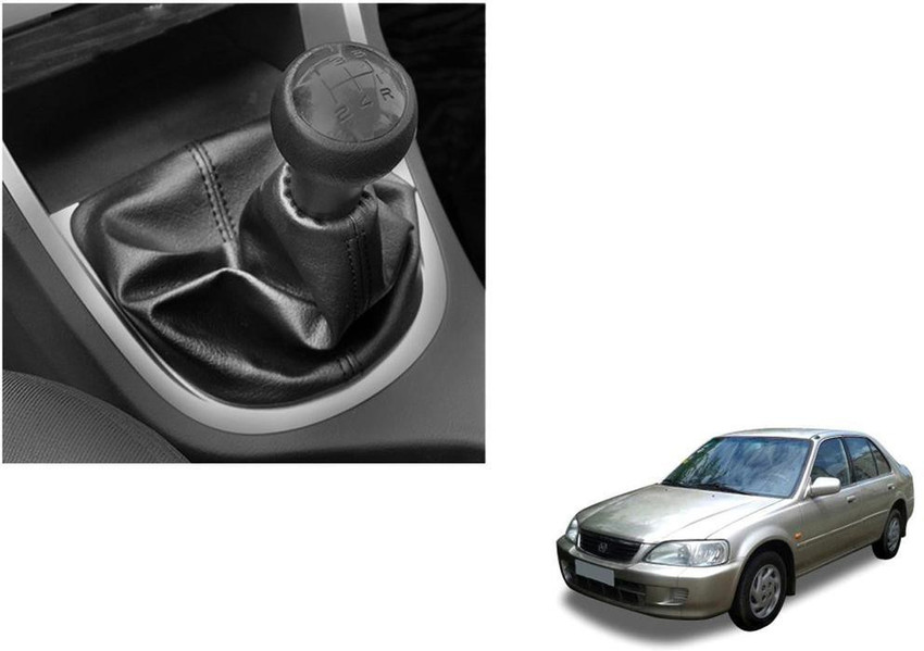 Car gear lever leatherette cover discount