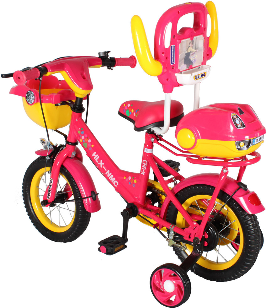 Pink and yellow best sale bike