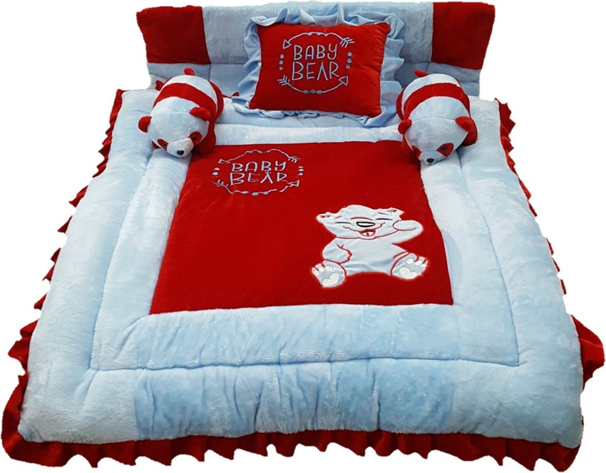 PINKS N BLUES Velvet Baby Bed Sized Bedding Set Buy PINKS N