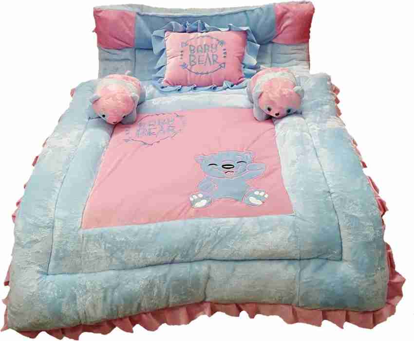 PINKS N BLUES Velvet Baby Bed Sized Bedding Set Buy PINKS N
