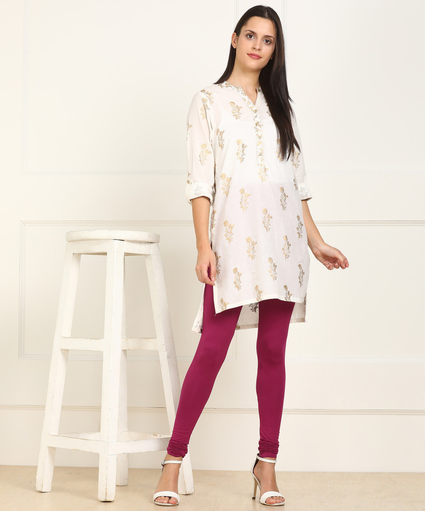 W Cotton Blend Women Churidar Buy PINK W Cotton Blend Women