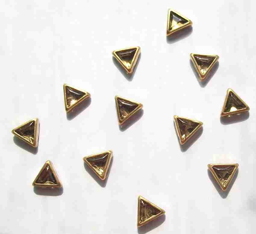 Flat triangle beads clearance