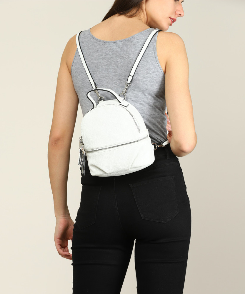 STEVE MADDEN BJACKI 3 L Backpack WHITE Price in India Flipkart
