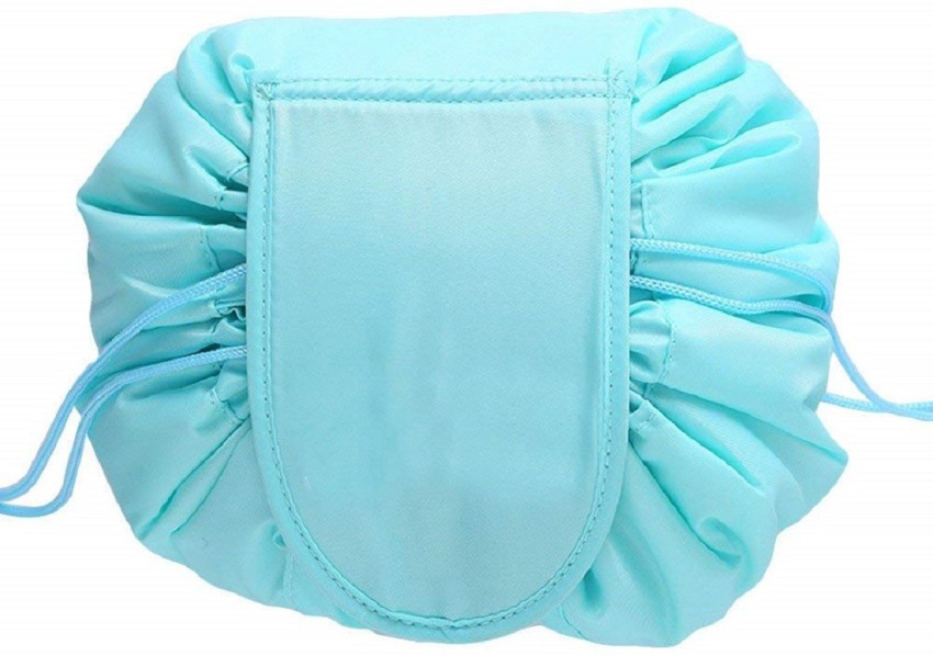 Xeekart Lazy Cosmetic Bag Drawstring Travel Makeup Bag Pouch Multifunction  Storage Portable Toiletry Bags Travel Toiletry Kit Travel Toiletry Kit Sky  Blue - Price in India