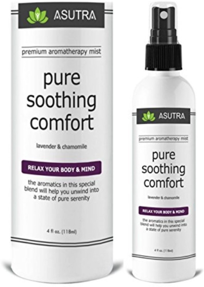 Asutra Aromatherapy Mist, Lavender & Chamomile, Pure Soothing Comfort - 4 fl oz