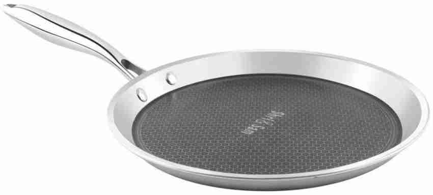 Stahl Triply Stainless Steel Non Stick Tawa, Tri Ply Dosa Tawa, Stainless  Steel Scratch Resistant Dosa Tawa With Induction Base