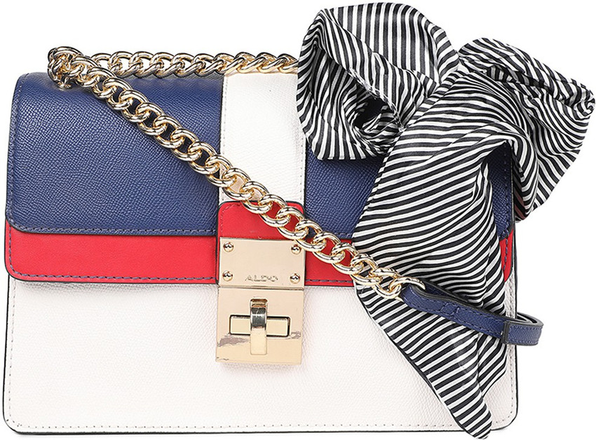 ALDO White Blue Red Sling Bag Cerano Women Multicolor Sling