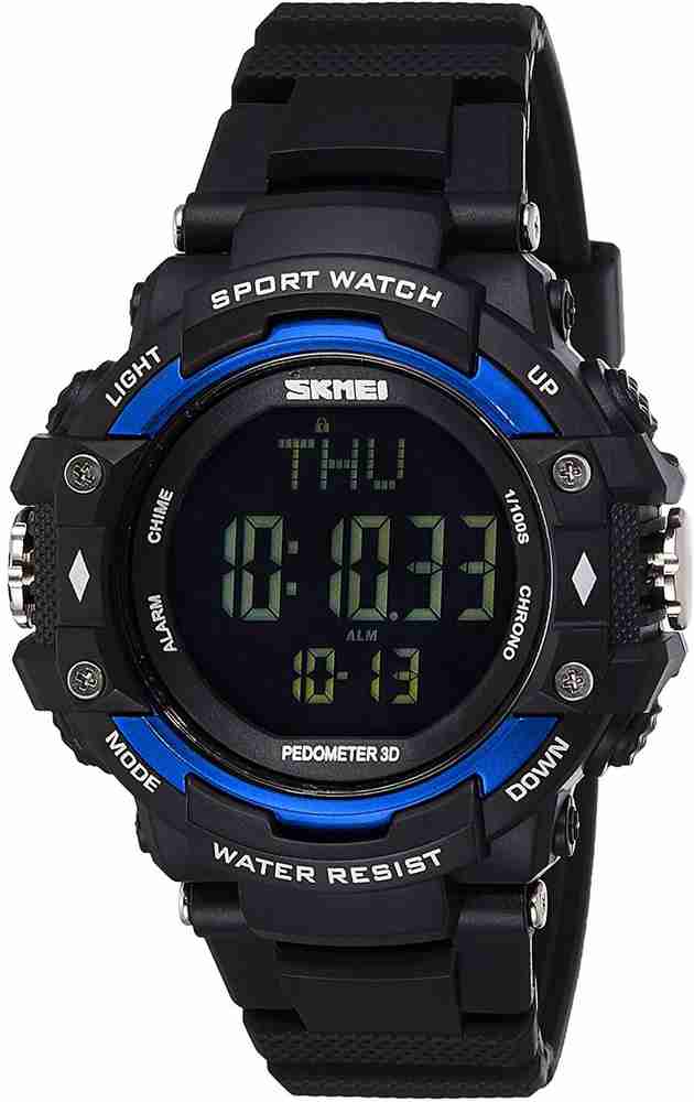 SKMEI Digital Watch For Men Buy SKMEI Digital Watch For Men 1180 Blue Black Digital Pedometer Sports Online at Best Prices in India Flipkart