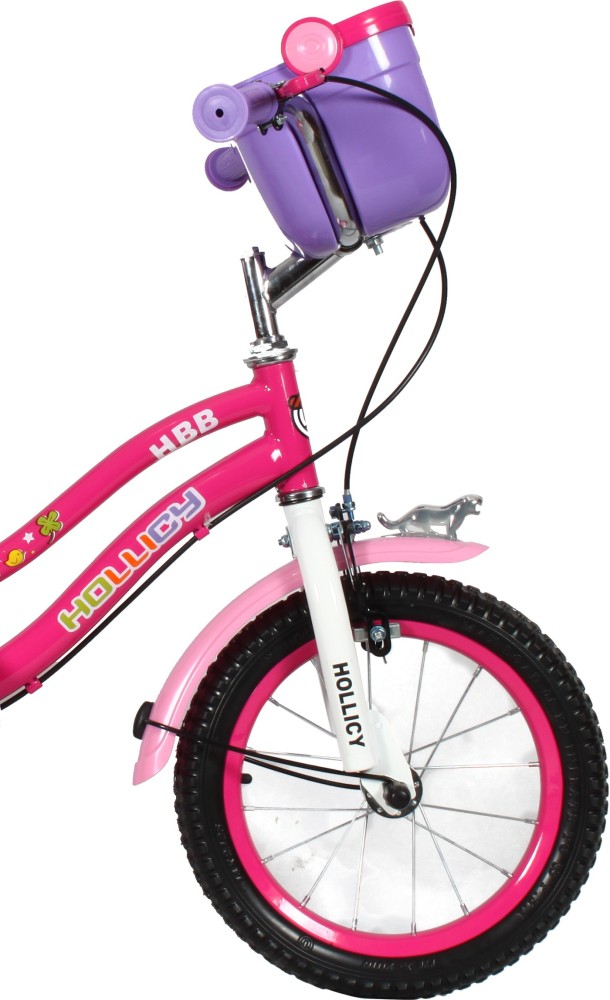 Hollicy HBB premium 14 inch kids bicycle with integrated back carrier Pink Purple 14 T Road Cycle Price in India Buy Hollicy HBB premium 14 inch kids bicycle with integrated back