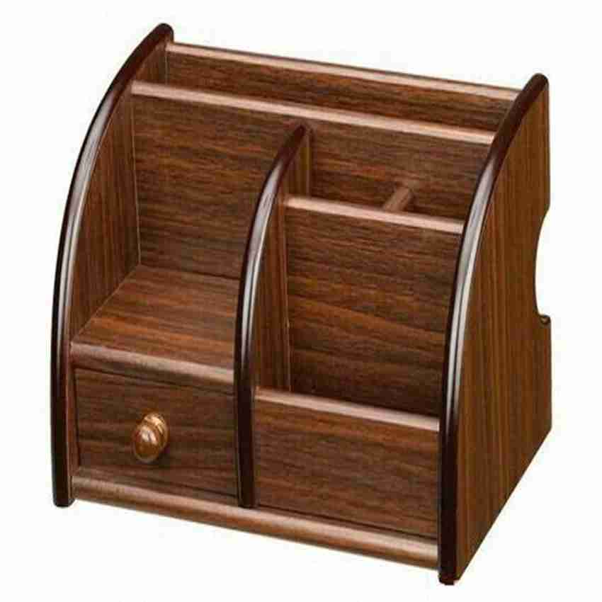 Wooden Office Desk Accessories Model Vandad (4pcs) - ShopiPersia