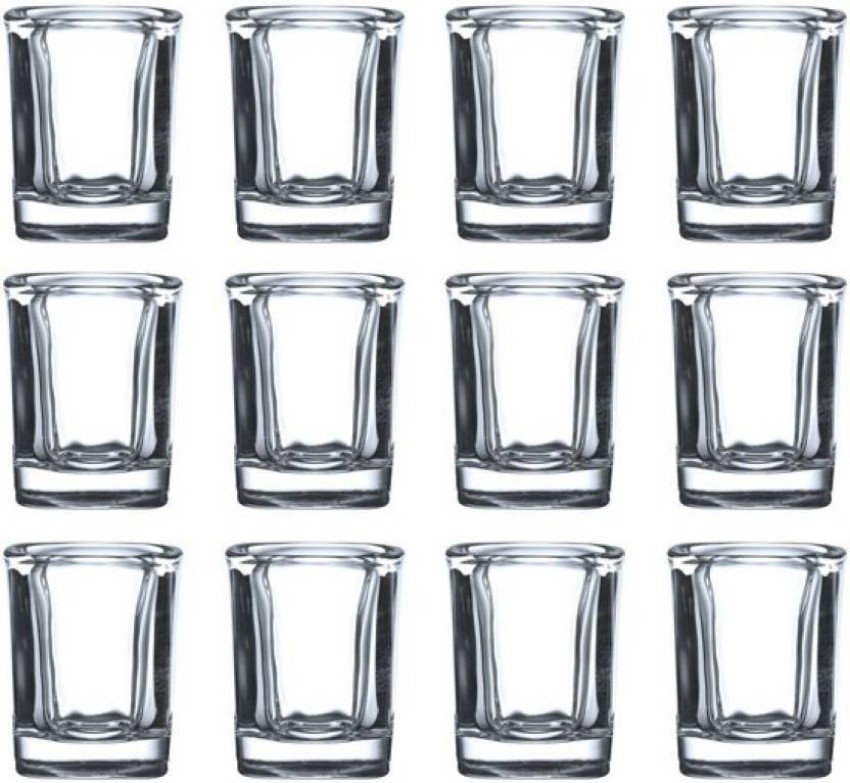 Buy BINZO Shot Glasses Set, 30 ml, Set of 12, Whisky Shot Glass