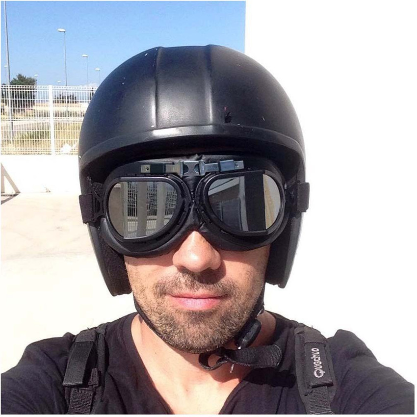 bikeStuff Wide Angle Retro Goggles Black Glass B EG23 Motorcycle Goggles Buy bikeStuff Wide Angle Retro Goggles Black Glass B EG23 Motorcycle Goggles Online at Best Prices in India Sports