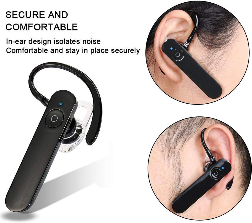 Blue Birds 3D Gold BT Wireless Invisible Headphones Running
