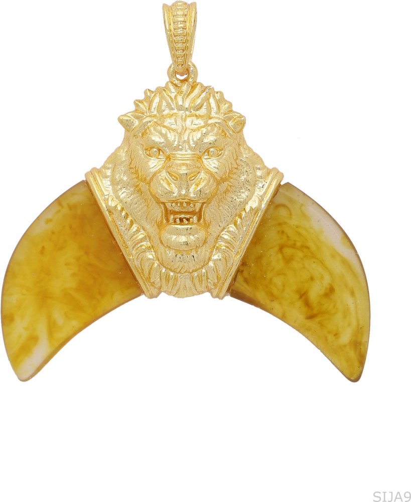 Buy Dare by Voylla Lion Nails Claw Gold Plated Pendant Online at Low Prices  in India - Paytmmall.com