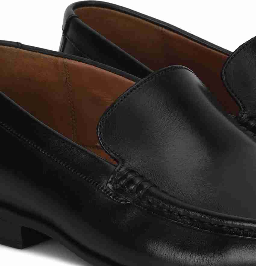 Clarks claude plain black best sale