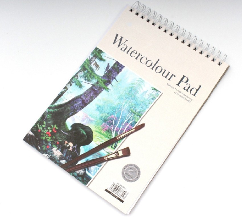 2X Watercolor Sketch Book 35 Sheet Drawing Paper Pad 9x12 Wet Painting  Craft