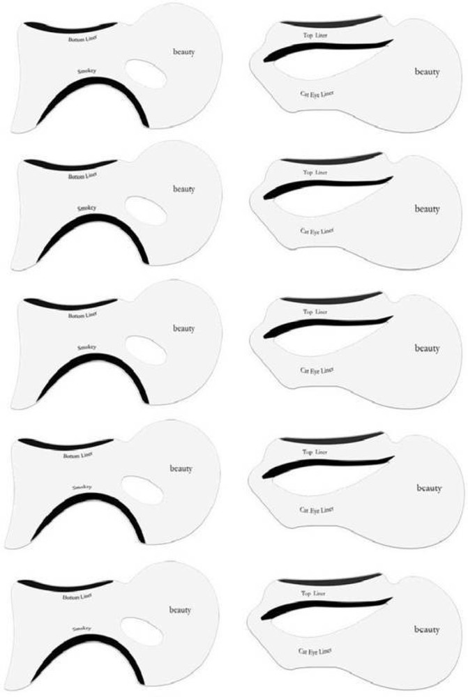 Nucarture 10pcs Eyeliner Stencil Perfect For Cat Eyeliner Eye shadow Stencils Eyebrow Stencil Price in India - Buy Nucarture 10pcs Eyeliner Stencil Perfect For Cat Eyeliner Eye shadow Stencils Eyebrow Stencil online nucarture-10pcs-eyeliner-stencil-perfect-for-cat-eyeliner-eye-shadow-stencils-eyebrow-stencil-price-in-india-buy-nucarture-10pcs-eyeliner-stencil-perfect-for-cat-eyeliner-eye-shadow-stencils-eyebrow-stencil-online