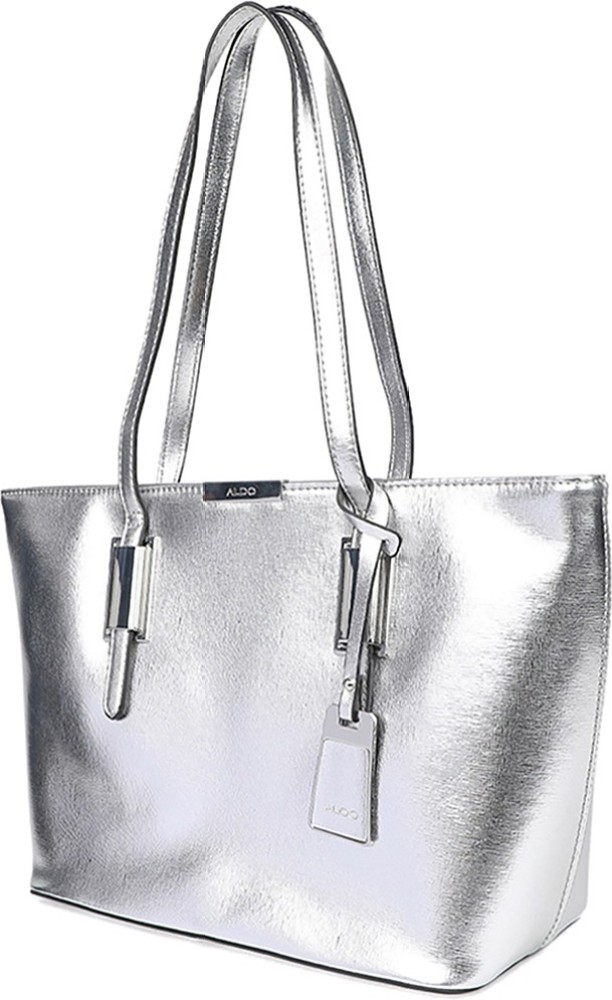 Buy ALDO Women Silver Tote Silver Online Best Price in India