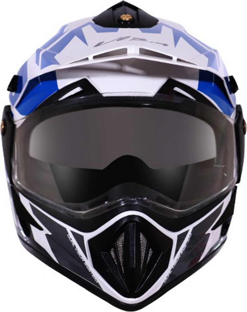 VEGA OFF ROAD D V MUD WHITE BLUE HELMET Motorbike Helmet Buy VEGA OFF ROAD D V MUD WHITE BLUE HELMET Motorbike Helmet Online at Best Prices in India Motorbike Flipkart