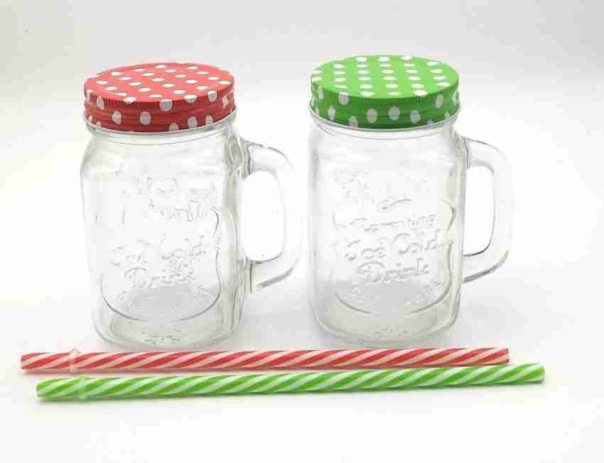 Wilko Drinking Jars With Reusable Straws 450 Ml 12 Pc 49 Off