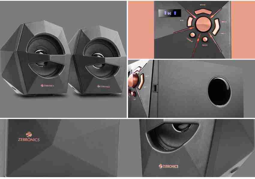Zebronics crystal sales 2.0 multimedia speakers